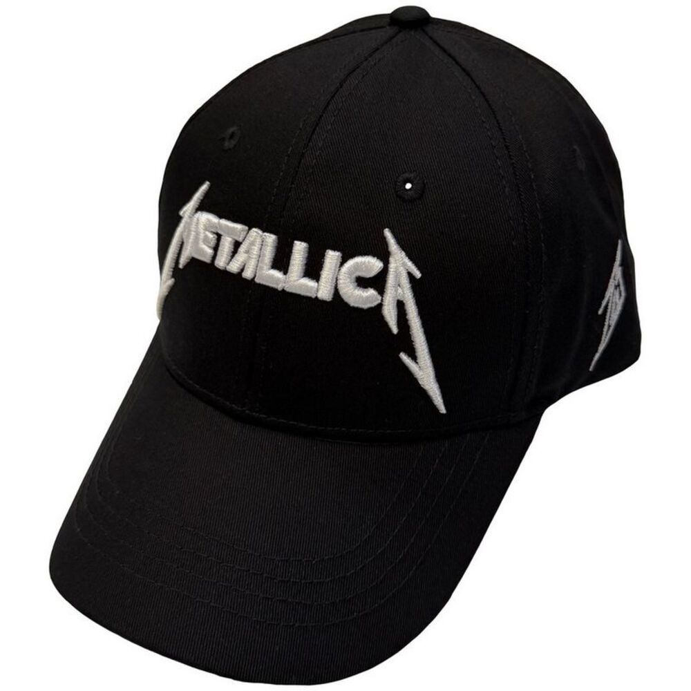Metallica Unisex Adult Text Logo Baseball Cap / Black